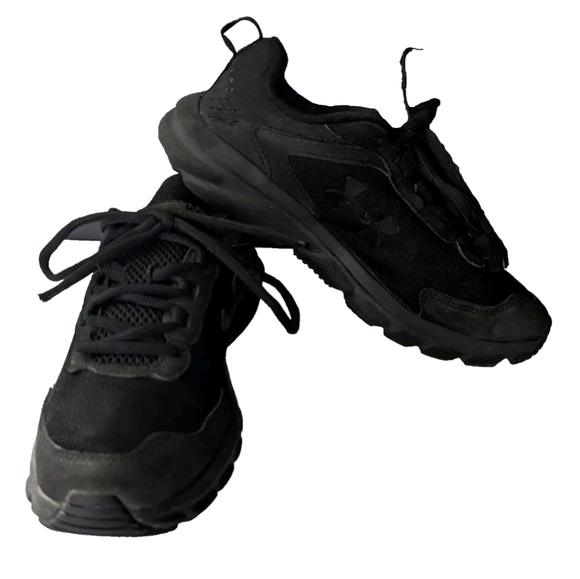 Under Armour charger assert sneakers black men's size 7.5 - Picture 3 of 7